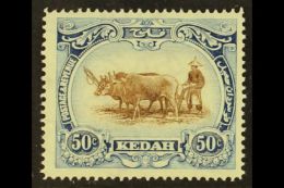 KEDAH 1921 50c Brown And Grey Blue, Type II, SG 36c, Very Fine And Fresh Mint. For More Images, Please Visit... - Autres & Non Classés