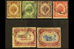 KEDAH 1919 Sheaf & Ploughman Set, Wmk MCA, SG 15/23, Very Fine Used. (6 Stamps) For More Images, Please Visit... - Andere & Zonder Classificatie