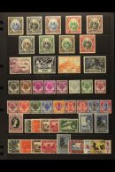 KEDAH 1912-78 MINT COLLECTION On A Pair Of Stock Pages. Includes 1912 Set To 30c & 50c, 1919-21 Range To 21c,... - Andere & Zonder Classificatie
