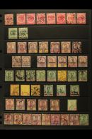 JOHORE 1884-1978 USED COLLECTION On Stock Pages. Includes 1884-91 Ovpts On 2c, 1891 2c On 24c (x2), Aboubakar... - Autres & Non Classés