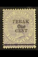 1891 1891 1c On 6c Lilac (Type 37), SG 47, Very Fine Mint. For More Images, Please Visit... - Sonstige & Ohne Zuordnung