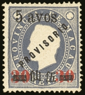 MACAO 1894 5a On 30 On 200r Lavender, Perf 13½, SG 90, Very Fine Mint. Scarce Stamp. For More Images,... - Other & Unclassified