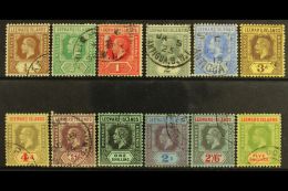 1912-22 (wmk Mult Crown CA) Definitives Complete Set, SG 46/57b, Fine Used. (12 Stamps) For More Images, Please... - Leeward  Islands