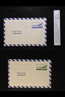 1954 UNISSUED AIR LETTER SHEETS. Inauguration Of Beirut Airport Second Issue Complete Set (25p, 50p, 75p &... - Lebanon
