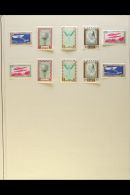 1918-1940 ALL DIFFERENT COLLECTION ON LEAVES Mint And Used, Fine And Fresh Condition. Note 1919 (Jan) Perf Set... - Lettonie