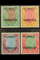 OFFICIALS 1929-33 1r To 10r Complete Top Values, SG O23/26, Very Fine Mint (4 Stamps) For More Images, Please... - Koweït