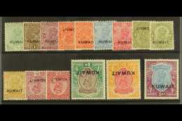 1929-37 Overprints On KGV India, Wmk Multiple Stars, Set To 5r Incl. Both Inscription Types Of 2a & 4a Values,... - Koweït