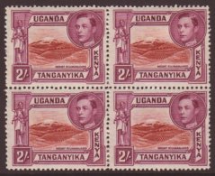 1941 2s Lake Brown And Brown Purple, Perf 14 SG 146a, Fine Mint Block Of Four.  For More Images, Please Visit... - Vide