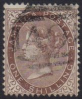 1873 1s Dull Brown With "$" FOR "S" VARIETY, SG 13, Fine Used. For More Images, Please Visit... - Jamaïque (...-1961)