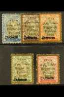 1926 4kr To 30kr High Values Overprinted Regne De Pahlavi 1926, Perf 11½, SG 623A/627A, Handstamped... - Iran