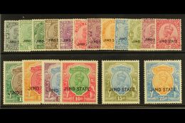 1927-32 KGV Definitives Set (missing The KGVI Period 3a6p And 6a Values), SG 84-103, Very Fine Mint (the 10r With... - Autres & Non Classés