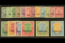 1927-32 KGV Definitives Set (missing The KGVI Period 3a6p And 6a Values), SG 84-103, Very Fine Mint (the 10r With... - Sonstige & Ohne Zuordnung