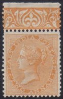 1865 2a Orange, SG 62, Very Fine Mint With Lovely Engraved Top Margin Intact. For More Images, Please Visit... - Autres & Non Classés