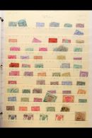 1850's TO 1980's INDIA + CONVENTION STATES Mint And Used Stamps Stuffed Onto Old Stock Pages In Two Binders, Some... - Altri & Non Classificati