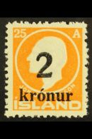 1926 2k On 25a Orange, SG 147 (Facit 121), Very Fine Never Hinged Mint. Superb. For More Images, Please Visit... - Autres & Non Classés
