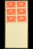 1949 UPU BOOKLET Containing Complete UPU Set Including Air Issue As Panes Of 6 Stamps, ALL Vertically IMPERF Panes... - Autres & Non Classés