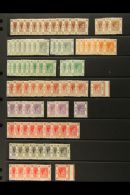 1938-52 KGVI DEFINITIVE FINE MINT RANGES On Stock Pages, Inc All Values To $1 Dull Lilac & Blue (x11) & $2... - Sonstige & Ohne Zuordnung