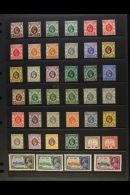 1912-35 FINE MINT COLLECTION Presented On A Stock Page. Includes 1912-21 MCA Watermark Set To Two Different 50c... - Andere & Zonder Classificatie