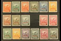 1946 Capois Complete Set With "SPECIMEN" Overprints (SG 400/16, Scott 370/78 & C35/42), Very Fine Never Hinged... - Haïti