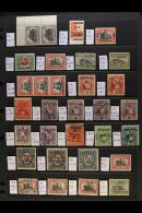 1886-1924 OVERPRINT VARIETIES & ERRORS. An Interesting Chiefly Mint Collection Of ALL DIFFERENT Overprint... - Guatemala