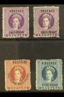 1881 ½d Both Shades, 2½d & 4d Surcharges On Undenominated Stamps, Wmk Large Star, SG 20/3, Mint... - Grenade (...-1974)