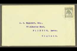 OCEAN ISLAND 1913 Cover To England, Bearing 2d "Pine," Cancelled By "G.P.O. Ocean Isld." Pmk, Sydney Transit On... - Îles Gilbert Et Ellice (...-1979)