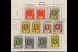 1912-39 A Small But Useful Mint Collection On Pages, Incl. 1912-24 To 5s, 1935 Jubilee, 1939 Set Etc. (29 Stamps)... - Gilbert- En Ellice-eilanden (...-1979)