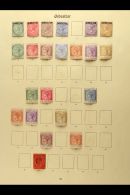 1886-1935 MINT COLLECTION ON "NEW IMPERIAL" LEAVES All Different, A Few Faults (mainly Trimmed Perfs) Earlier, But... - Gibraltar