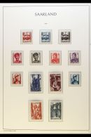 1947-1959 NEVER HINGED MINT COLLECTION On Pages, ALL DIFFERENT, Inc 1947 Set Inc 75pf Wmk Fallende Pair, 1948 Set... - Andere & Zonder Classificatie