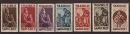 1928 1928 "La Carita" Set, Mi 128/34, Superb Never Hinged Mint. Scarce So Fine. (7 Stamps) For More Images, Please... - Autres & Non Classés