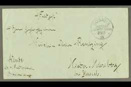 SOUTH WEST AFRICA 1905 (25 Aug) Stampless Feldpost Cover To Germany Showing A Fine "GOBABIS" Cds Postmark, With... - Sonstige & Ohne Zuordnung