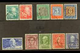 1949 COMMEMS COMPLETE VERY FINE USED With Parliament Set, Stamp Centenary Set, UPU, Refugees' Relief Fund Set. Mi... - Autres & Non Classés
