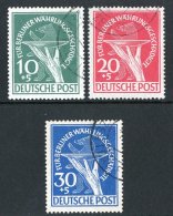 1949 Relief Fund Set, Mi 68/70, Very Fine Used. (3 Stamps) For More Images, Please Visit... - Other & Unclassified