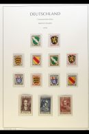 FRENCH ZONE 1945-1949 FINE MINT/NHM COLLECTION On Hingeless Pages, All Different, Some Stamps Are Never Hinged,... - Autres & Non Classés