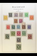 AMERICAN & BRITISH ZONES 1945-1949 FINE MINT & NHM COLLECTION On Hingeless Pages, Many Stamps Are Never... - Autres & Non Classés