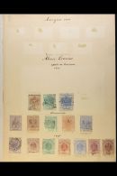 REVENUES 1854-1900 19TH CENTURY COLLECTION On Ancient Pages. A Seldom Offered, Used & Unused Range That... - Autres & Non Classés
