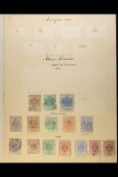 REVENUES 1854-1900 19TH CENTURY COLLECTION On Ancient Pages. A Seldom Offered, Used & Unused Range That... - Sonstige & Ohne Zuordnung