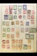 BAVARIA 1867-1920 ATTRACTIVE FINE USED COLLECTION With Shades & Postmark Interest On Leaves, Inc 1867-68 Set... - Sonstige & Ohne Zuordnung