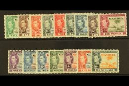 1938 Geo VI Pictorial Set Complete, SG 150/61, Very Fine And Fresh Mint. (16 Stamps) For More Images, Please Visit... - Gambie (...-1964)