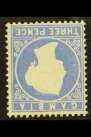 1880 3d Pale Dull Ultramarine WATERMARK INVERTED Variety, SG 14cBw, Very Fine Mint, Fresh. For More Images, Please... - Gambie (...-1964)