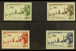 MOROCCO 1952 Monument To General Leclerc UNISSUED AIR SET, Yvert 89/92 (Maury 89A/D), Superb Never Hinged Mint. (4... - Sonstige & Ohne Zuordnung