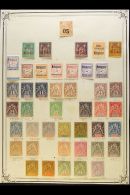 MADAGASCAR 1891-1900 ATTRACTIVE MINT COLLECTION On A Page, Inc 1891 "05" On 40c Surcharge, 1895 5c, 10c, 25c, 40c... - Sonstige & Ohne Zuordnung