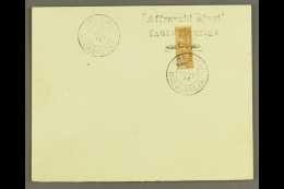 MADAGASCAR 1904 Half Of Diego-Suarez 30c Cinnamon On Drab With Additional Postmark On Cover, Used At Vohemar,... - Sonstige & Ohne Zuordnung