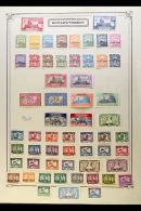 FRENCH INDOCHINA 1889-1942 COLLECTION On Leaves, Mint Or Used All Different Stamps, Inc 1912 Surcharged Set Mint, ... - Andere & Zonder Classificatie