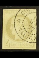 COCHIN CHINA 1876 4c Grey Ceres, Yv 16, Very Fine Used With Neat Strike Of "Cochinchine 11 Mai 77 Saigon" Cds. For... - Autres & Non Classés