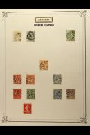 ALGERIA FORERUNNERS Collection Of 1900 - 1920's French Stamps To 2fr Used With Various Algeria Cancellations (26... - Sonstige & Ohne Zuordnung