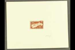 AFAR ET ISSAS  1969 30f ILO Imperf Sunken DIE PROOF, As Yvert 354, Printed In Brown On Card Ith Embossed Seal On... - Andere & Zonder Classificatie