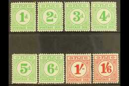 POSTAGE DUES 1940 Complete Set, SG D11/18, Fine Mint, Very Fresh. (8 Stamps) For More Images, Please Visit... - Fidji (...-1970)
