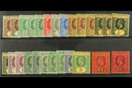 1912-23 Complete Set SG 125/37, With Additional Shades And Die Changes Of ¼d, ¼d (2), 3d (2), 4d... - Fidji (...-1970)