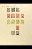 1878-1951 MINT & USED COLLECTION On Leaves, Inc 1881-99 1s Used, 1903 Set To 1s Mint, 1904-09 To 1s (toned... - Fidji (...-1970)